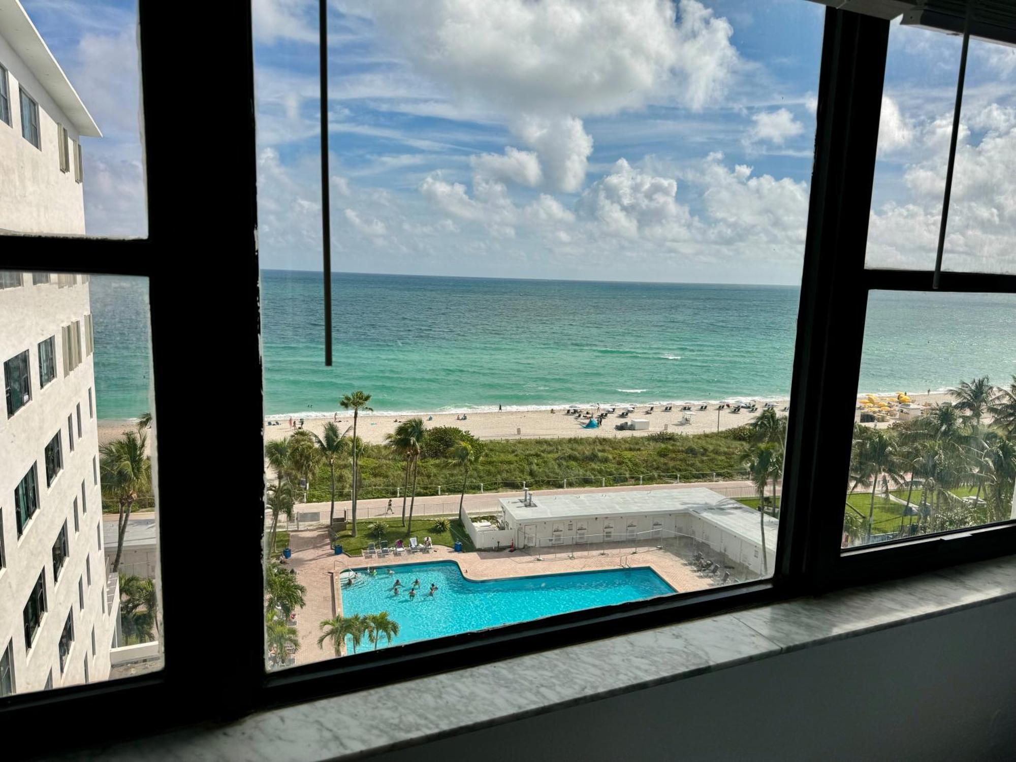 Directly On The Beach With Pool & Ocean View ميامي بيتش المظهر الخارجي الصورة