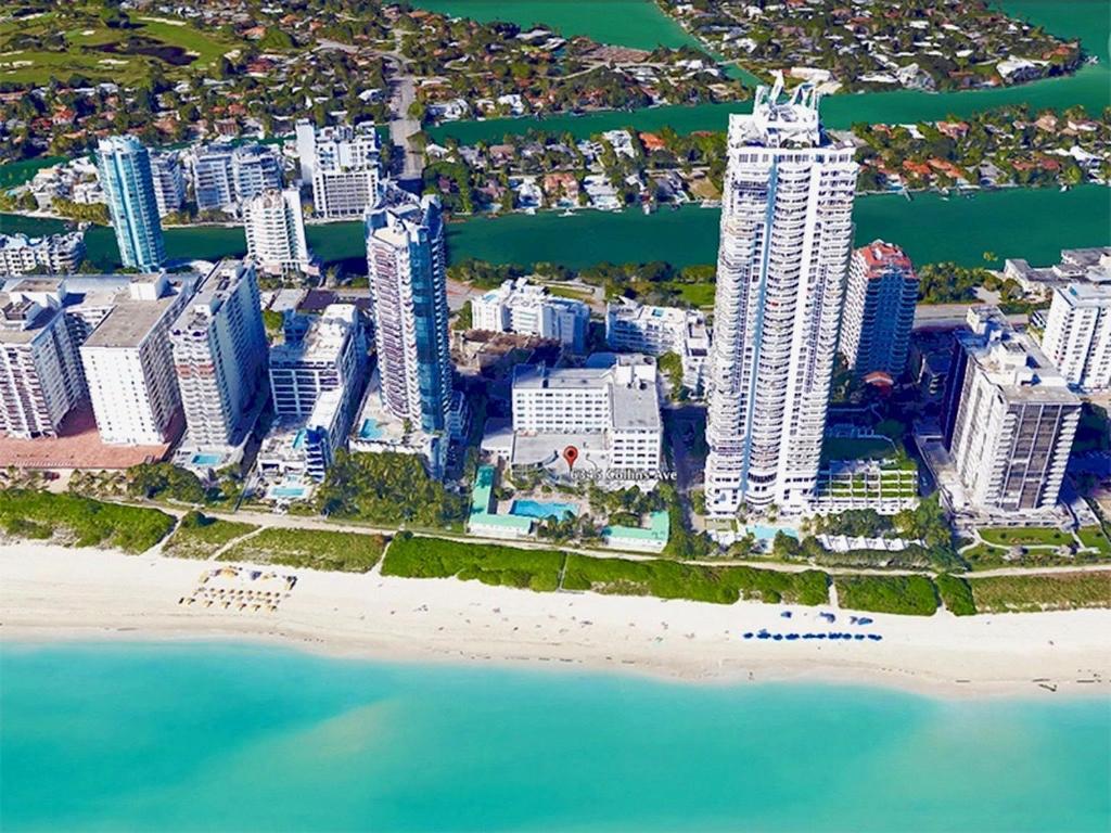 Directly On The Beach With Pool & Ocean View ميامي بيتش المظهر الخارجي الصورة